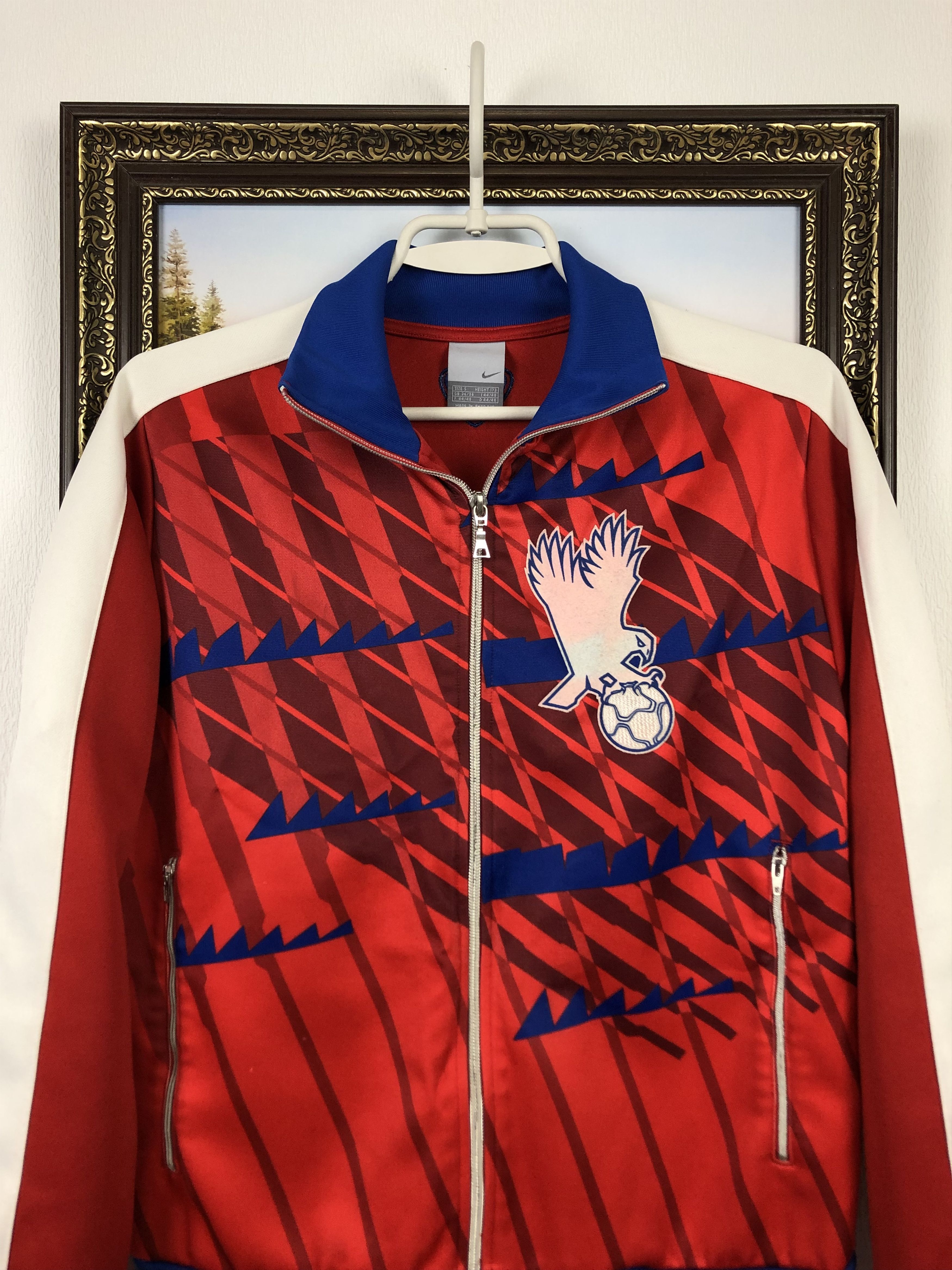Nike Vintage Crystal Palace Track Jacket Football Soccer Rare Size US S / EU 44-46 / 1 - 2 Thumbnail