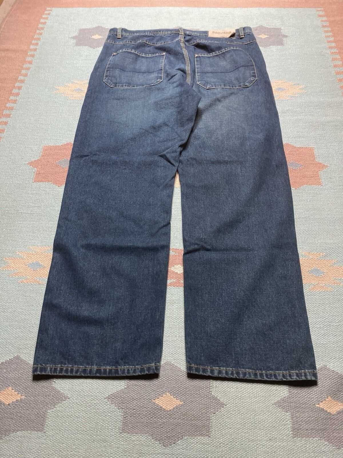 Nautica × Vintage y2k baggy jeans nautica skater button fly dark wash 38x30 Size US 38 / EU 54 - 2 Thumbnail