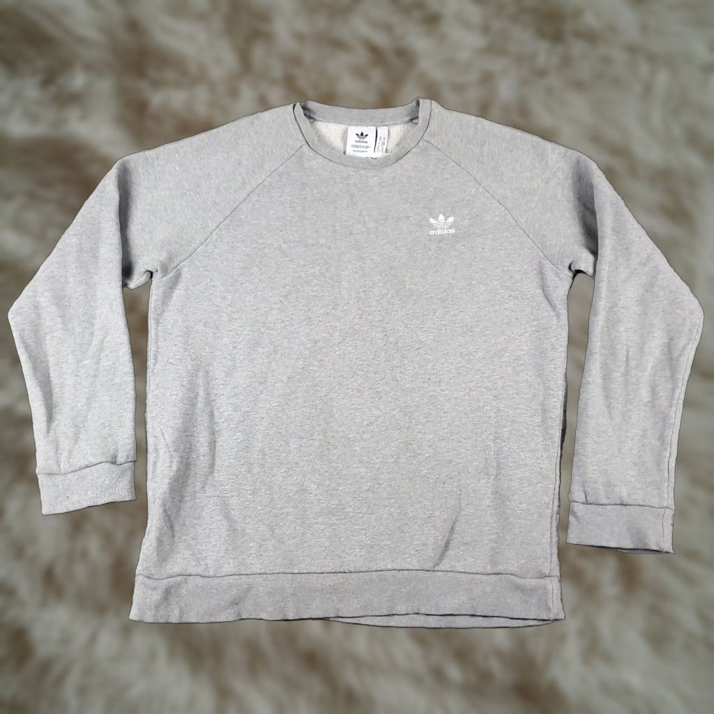 Adidas Adidas Mens Medium Gray Logo Casual Pullover Sweatshirt Size US M / EU 48-50 / 2 - 1 Thumbnail