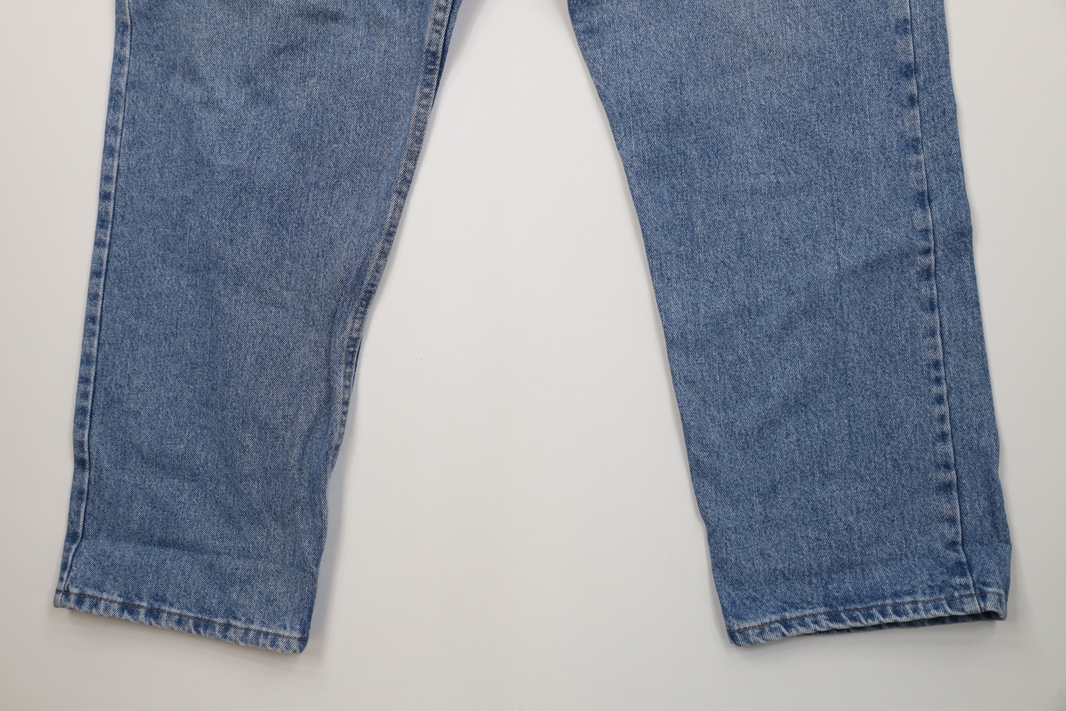 Wrangler Vintage Y2K Wrangler Faded Wide Leg Denim Jeans Blue Cotton Size US 40 / EU 56 - 4 Thumbnail