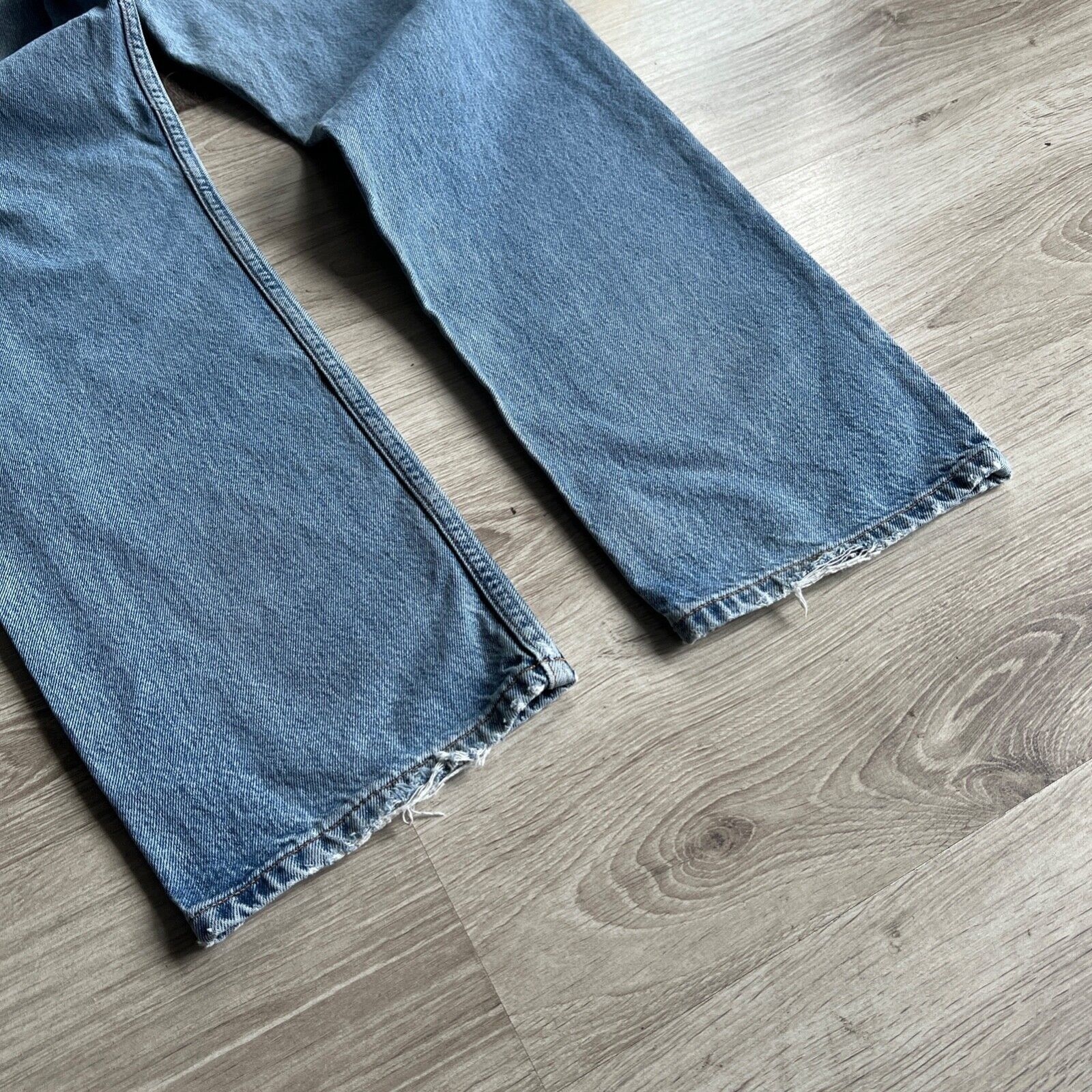 Jean Levi's 615 Orange Tab Vintage Blue Denim Jeans 8739AC Size US 34 / EU 50 - 10 Thumbnail