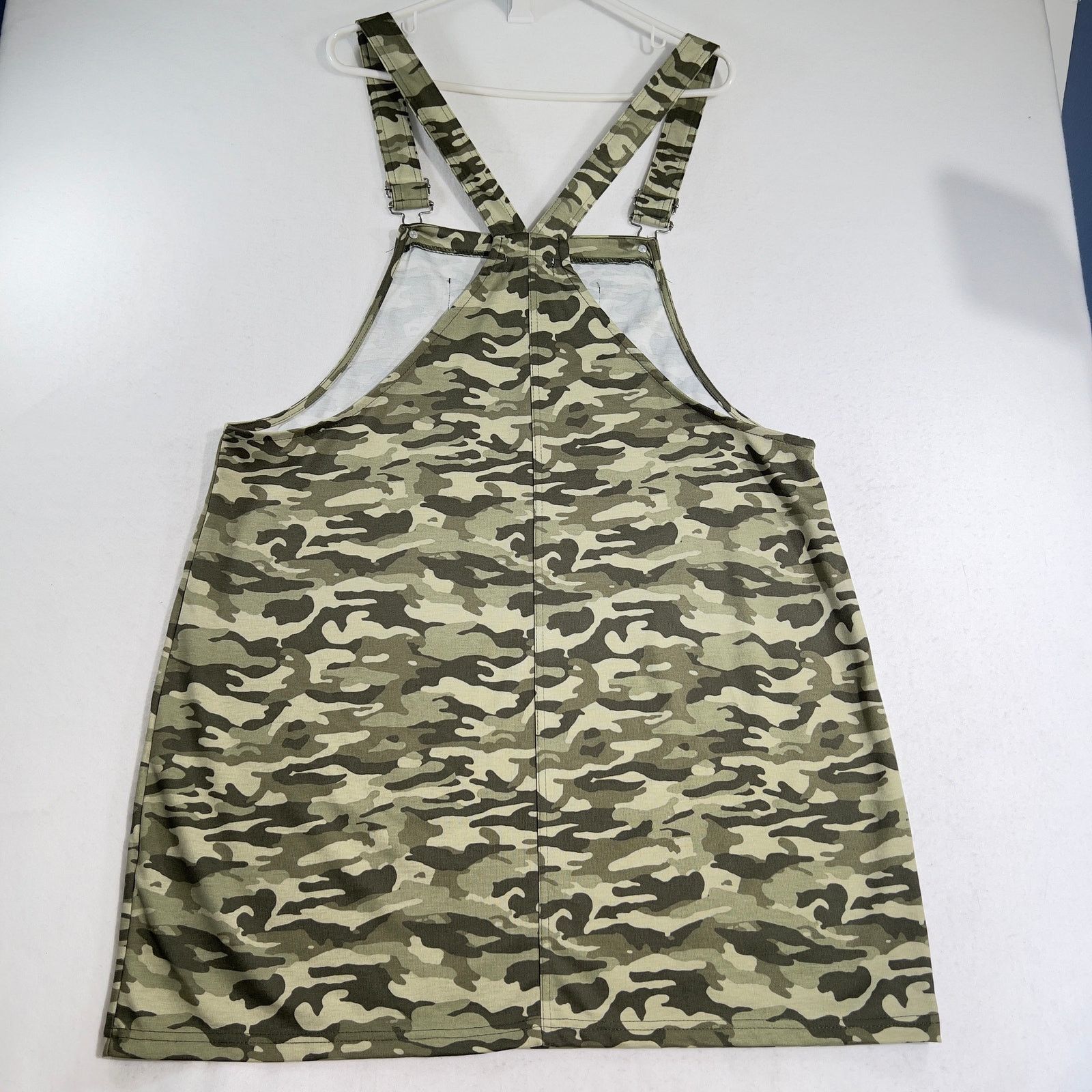 Other Jolie & Joy Camouflage Overalls Tunic Top Woman's 1X Green Size XL / US 12-14 / IT 48-50 - 4 Thumbnail