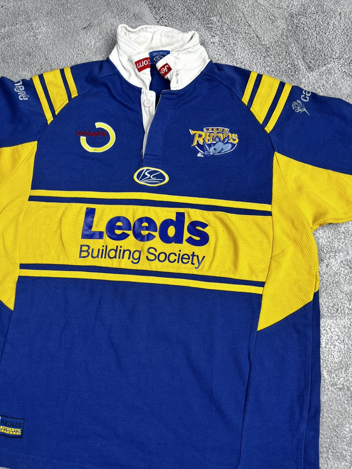 Rugby Ralph Lauren VINTAGE ISC MEN LEEDS RHINOS 2008 HOME RUGBY LEAGUE JERSEY Size US XL / EU 56 / 4 - 2 Thumbnail