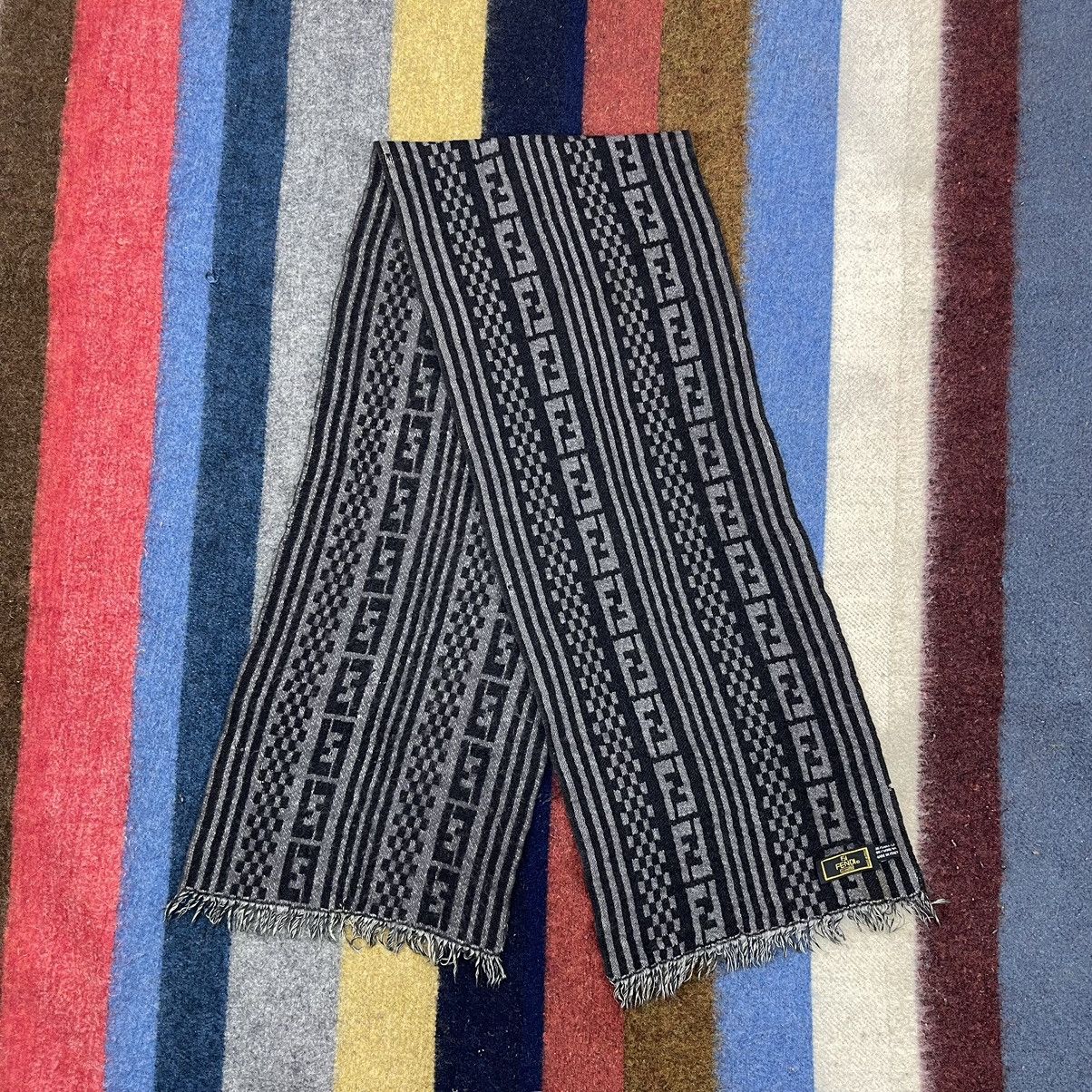 Fendi FENDI Made In Italy Wool Muffler Scarf #1446/AX Size ONE SIZE - 1 Thumbnail