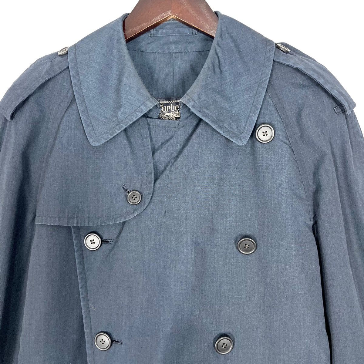 Burberry × Burberry Prorsum × Vintage Vintage 90’s Burberrys Nylon Trench Coat Size US M / EU 48-50 / 2 - 6 Thumbnail