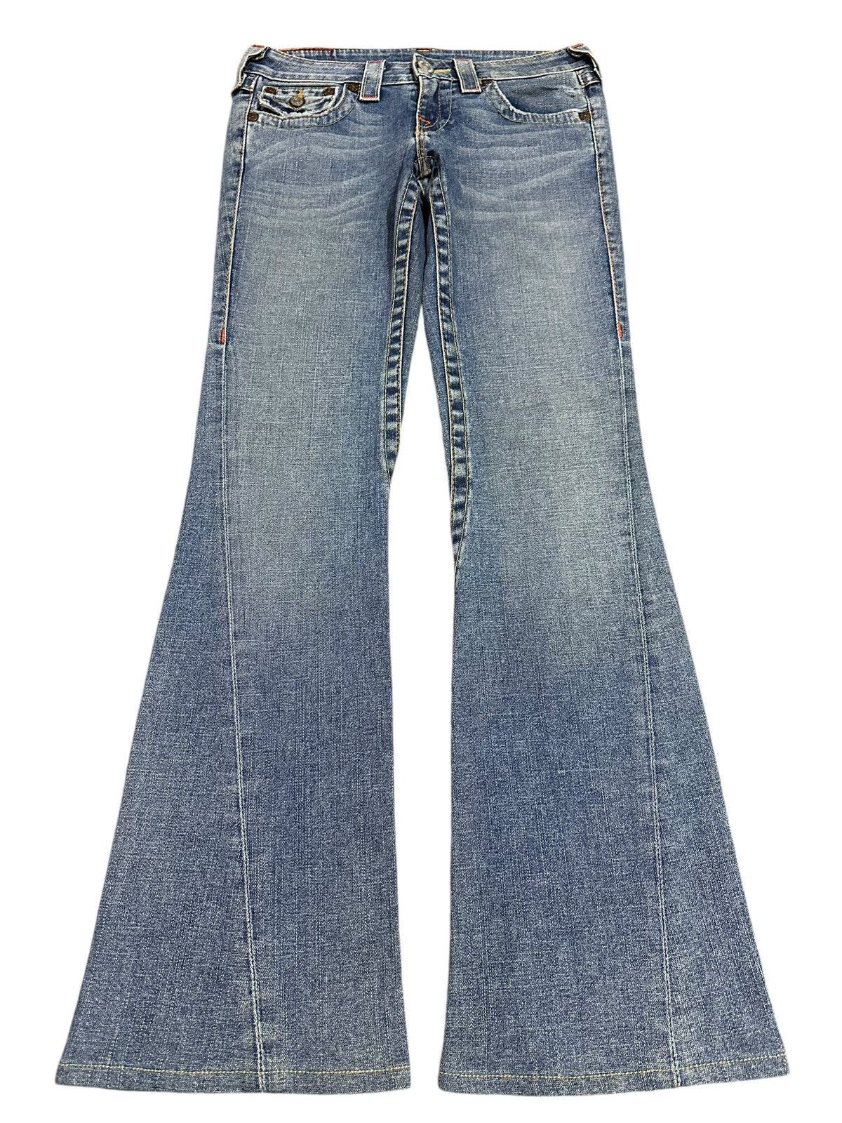 Japanese Brand Vintage Made in USA True Religion Bootcut Bell Bottom Jeans Size US 28 / EU 44 - 1 Thumbnail