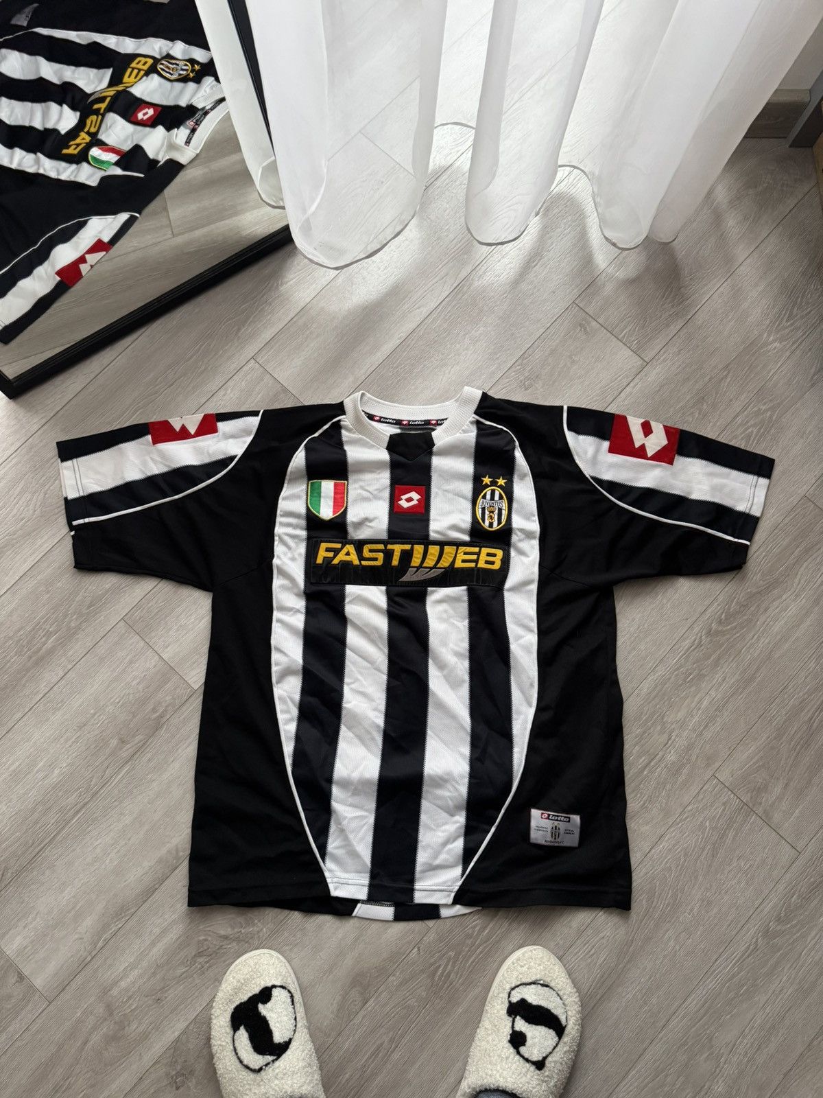 Juventus 2002/2003 Lotto Football Shirt Retro Soccer Jersey