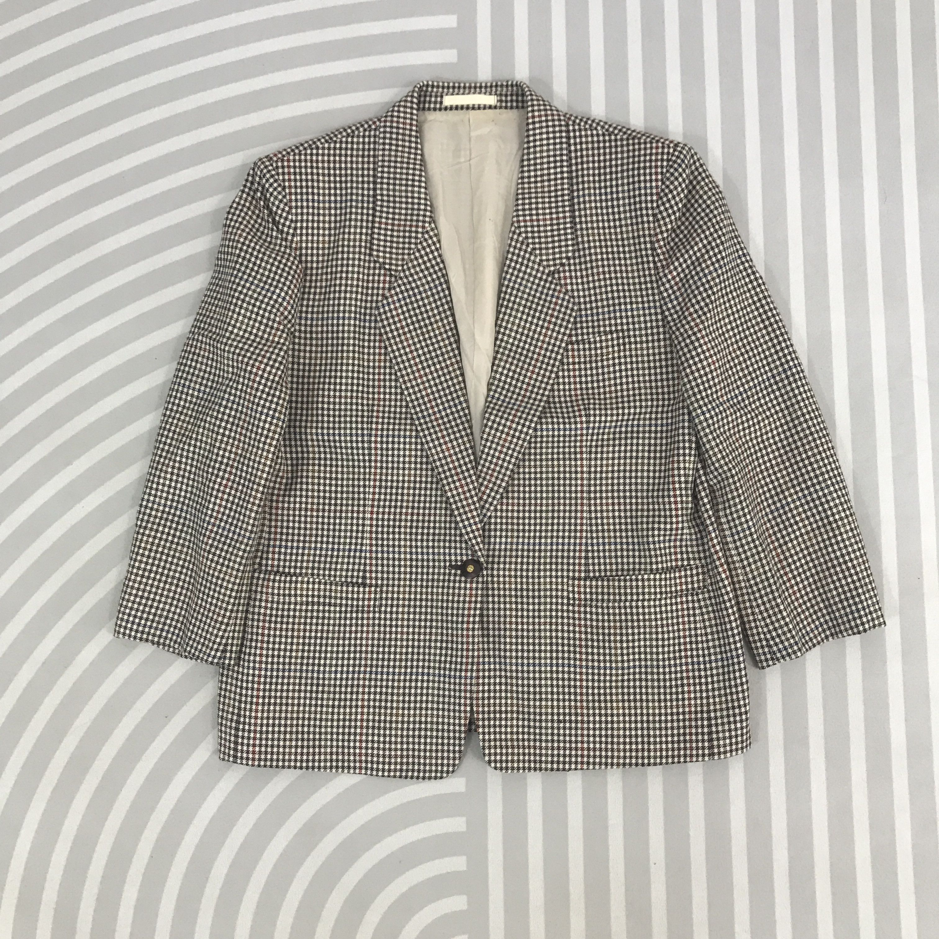 Burberry × Vintage Vintage Burberrys classic blazer Jacket Size US M / EU 48-50 / 2 - 1 Thumbnail