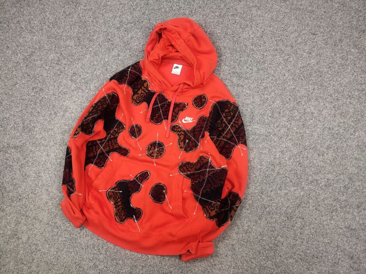 Nike Nike Exclusive custom poison Vintage Style Orange Hoodie Y2K Size US L / EU 52-54 / 3 - 3 Thumbnail