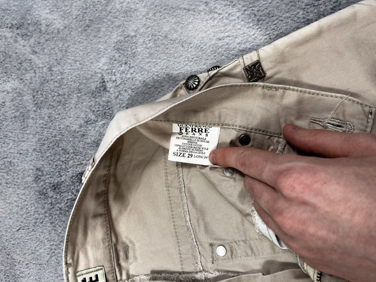 GF Ferre × Vintage Vintage 90s Gf Ferre Japanese style faded pants size 29 Size 30" / US 8 / IT 44 - 4 Thumbnail