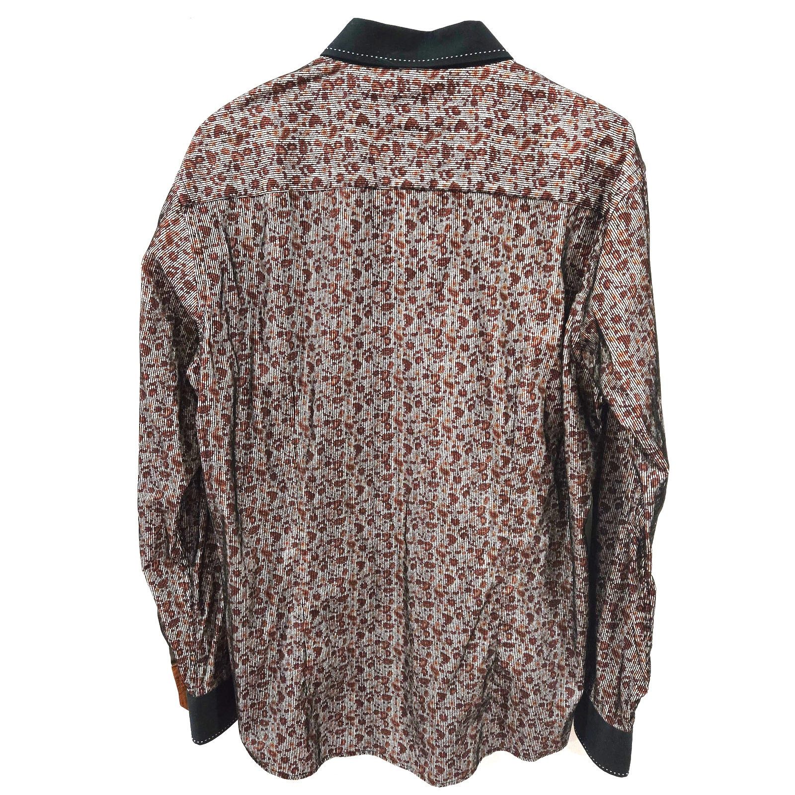 Other Barabas Sz 2XL Long Sleeve Button Down Paisley Flip Cuffs Size US XXL / EU 58 / 5 - 9 Thumbnail