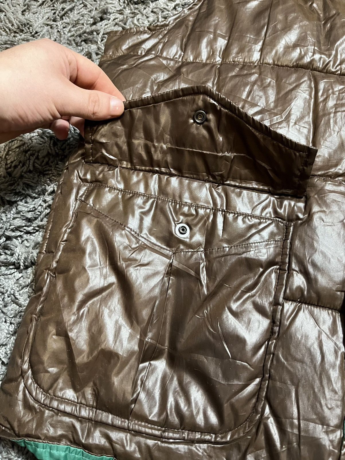 Takeo Kikuchi TAKEO KIKUCHI VINTAGE JAPANESE BRAND VELVET PUFFER VEST Size US M / EU 48-50 / 2 - 3 Thumbnail