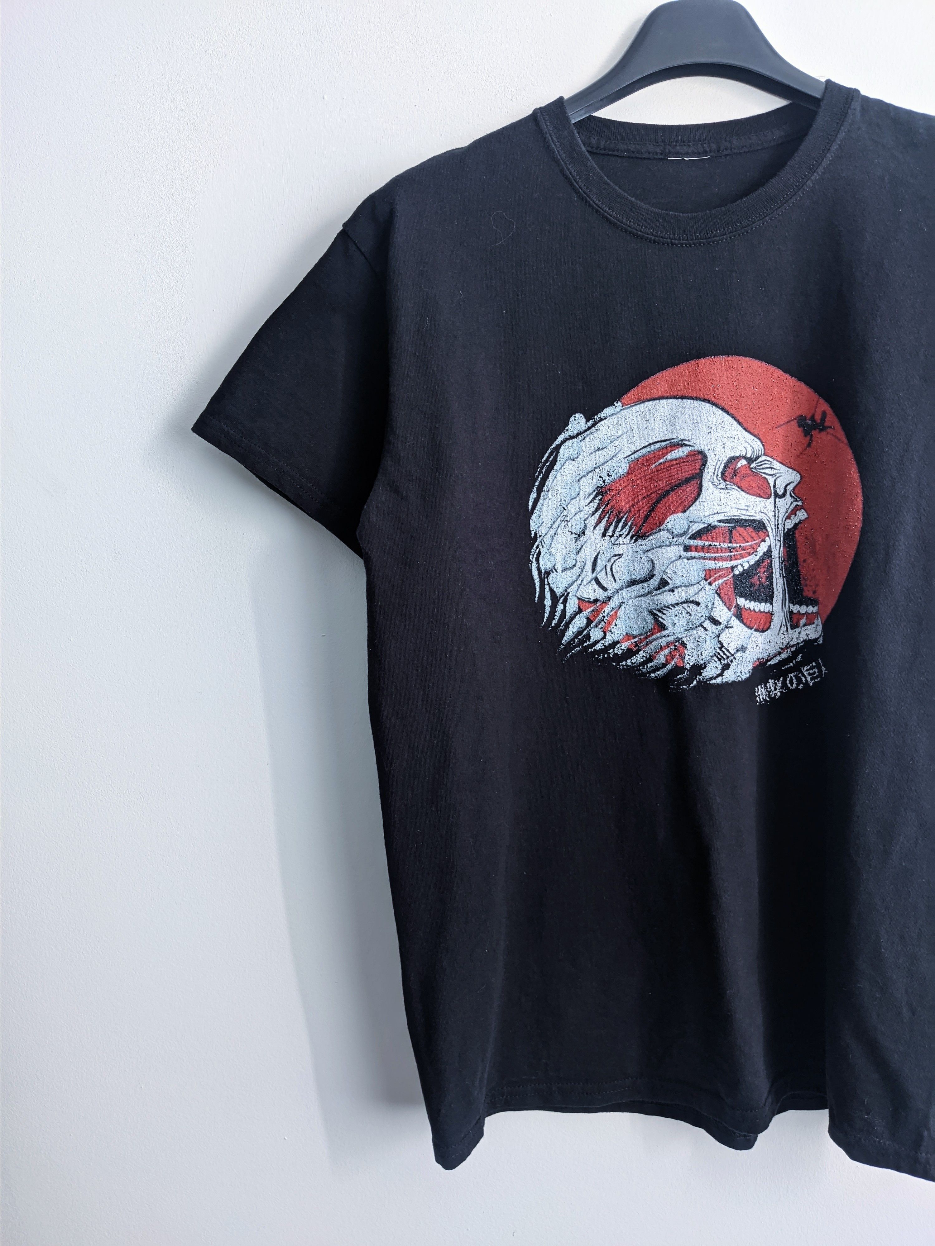 Vintage Vintage tshirt skull y2k black printed Size US M / EU 48-50 / 2 - 4 Thumbnail