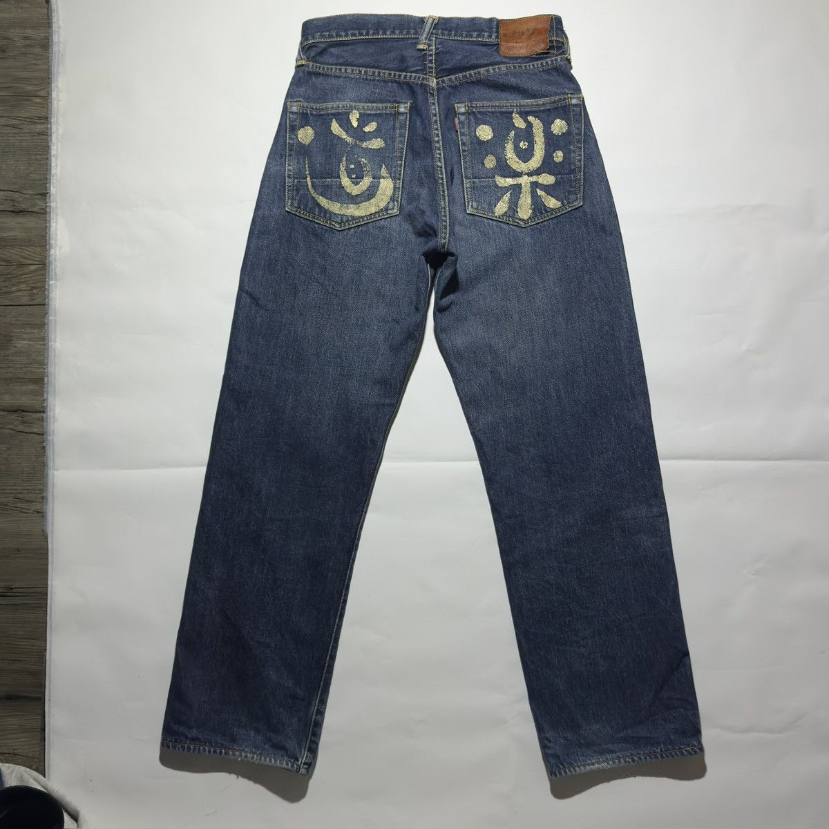 美品！¿ evisuブラックバス 刺繍 トラックジャケットyamane 道楽 EVISU