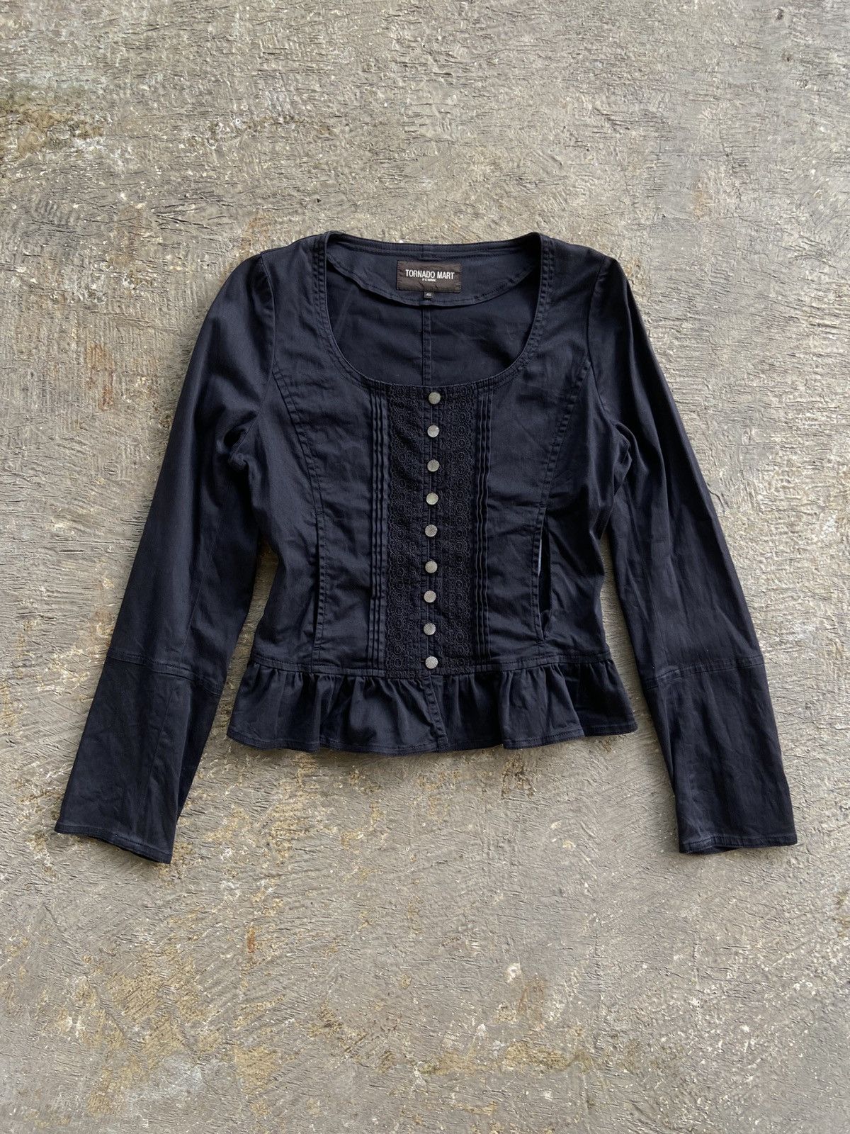 If Six Was Nine 2000s Tornado Mart - Vkei Style Multi Button Shirt Size M / US 6-8 / IT 42-44 - 1 Thumbnail