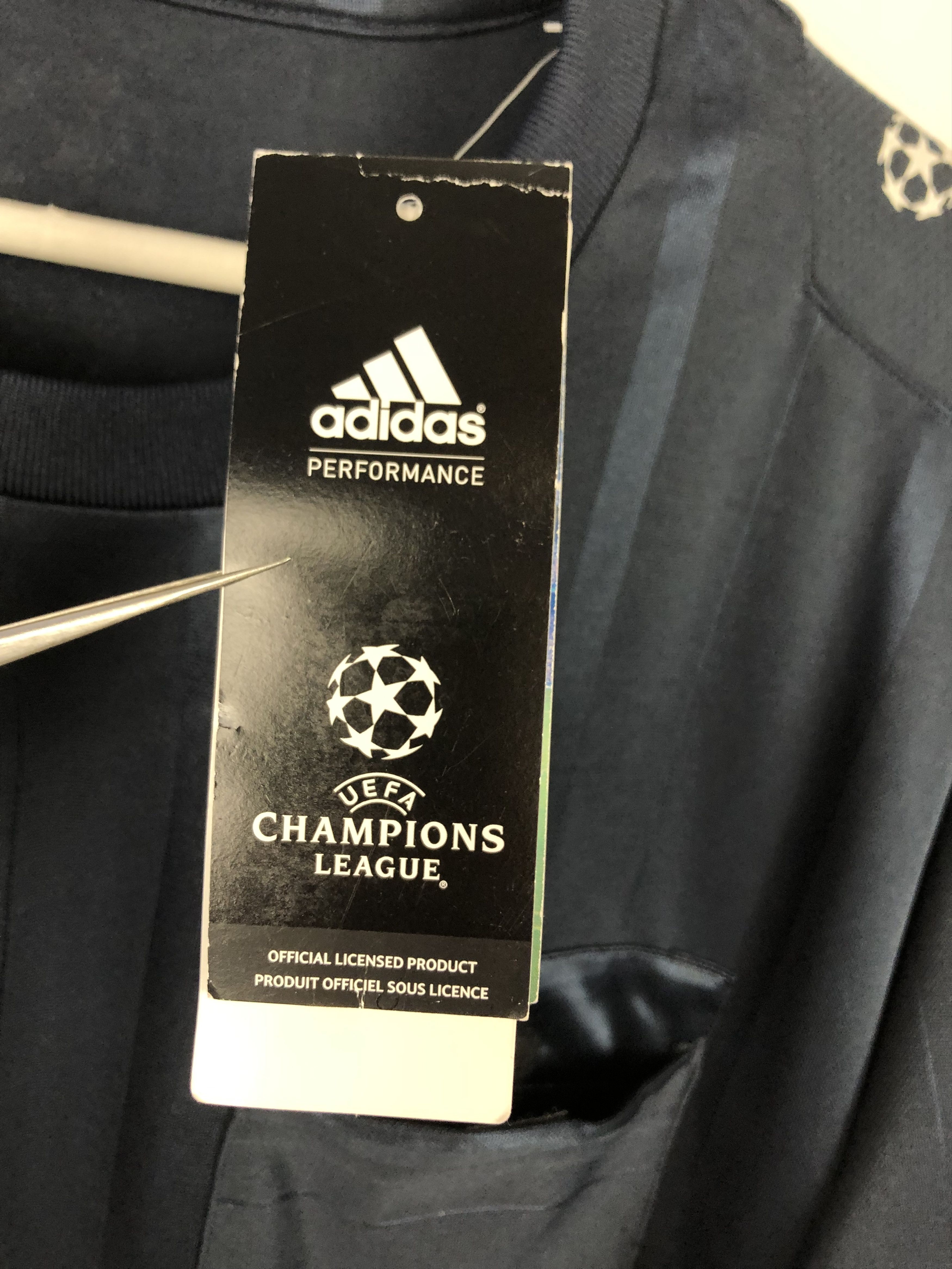 Adidas Adidas Champions Leagues Referee Tee Football Shirt Soccer Size US M / EU 48-50 / 2 - 4 Thumbnail