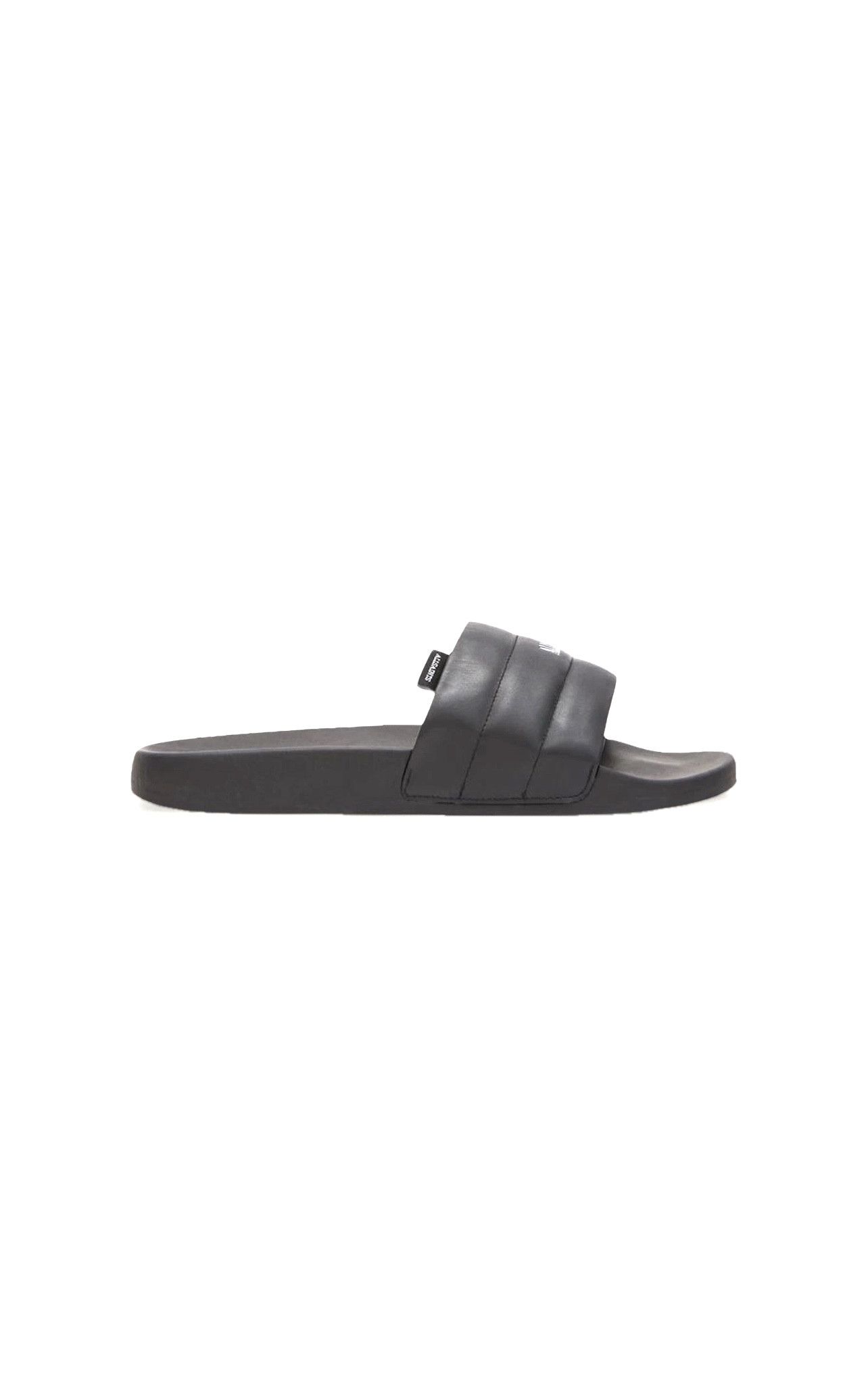 Allsaints NEW, ALLSAINTS SHELL LEATHER SLIDES / SANDALS Size US 12 / EU 45 - 5 Thumbnail