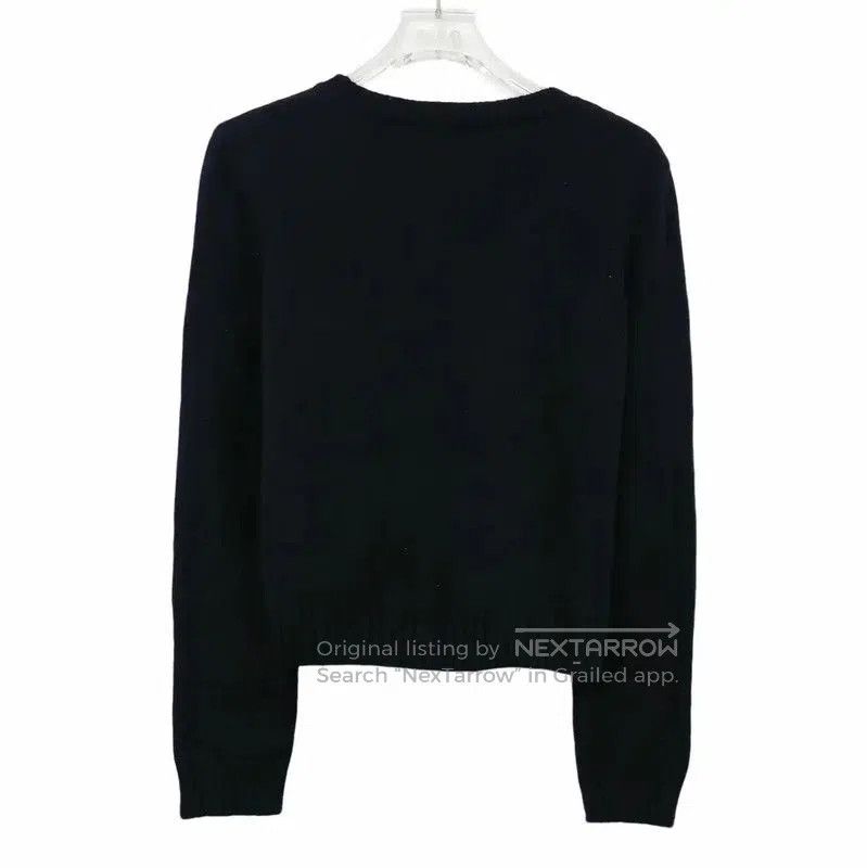Dior Dior Black Wool Long Sleeve Sweater . Size S / US 4 / IT 40 - 2 Thumbnail