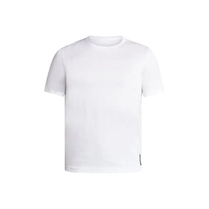 Fendi Fendi White Logo Embroidered Short Sleeve T-Shirt 0079 Size US M / EU 48-50 / 2 - 1 Thumbnail