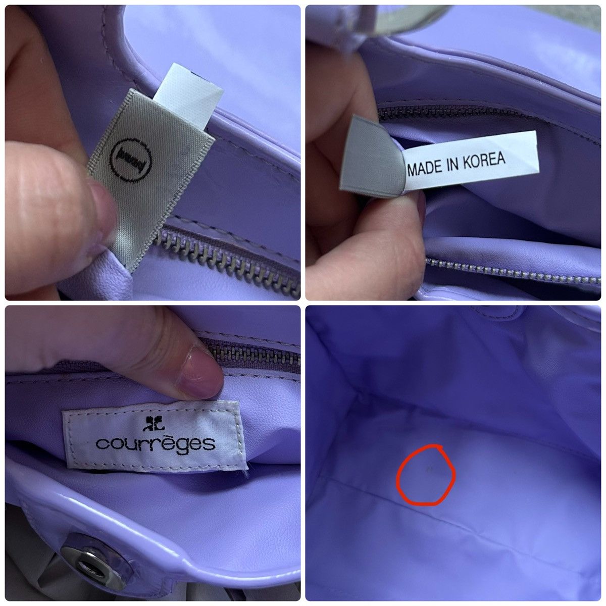 Courreges Rare Vintage Courreges Acrylic Clear Top Handle Purse Logo Size ONE SIZE - 5 Thumbnail