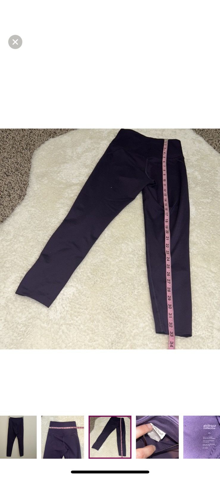 Girlfriend Collective Girlfriend collective XS compression leggings Size 26" / US 2 / IT 38 - 4 Thumbnail