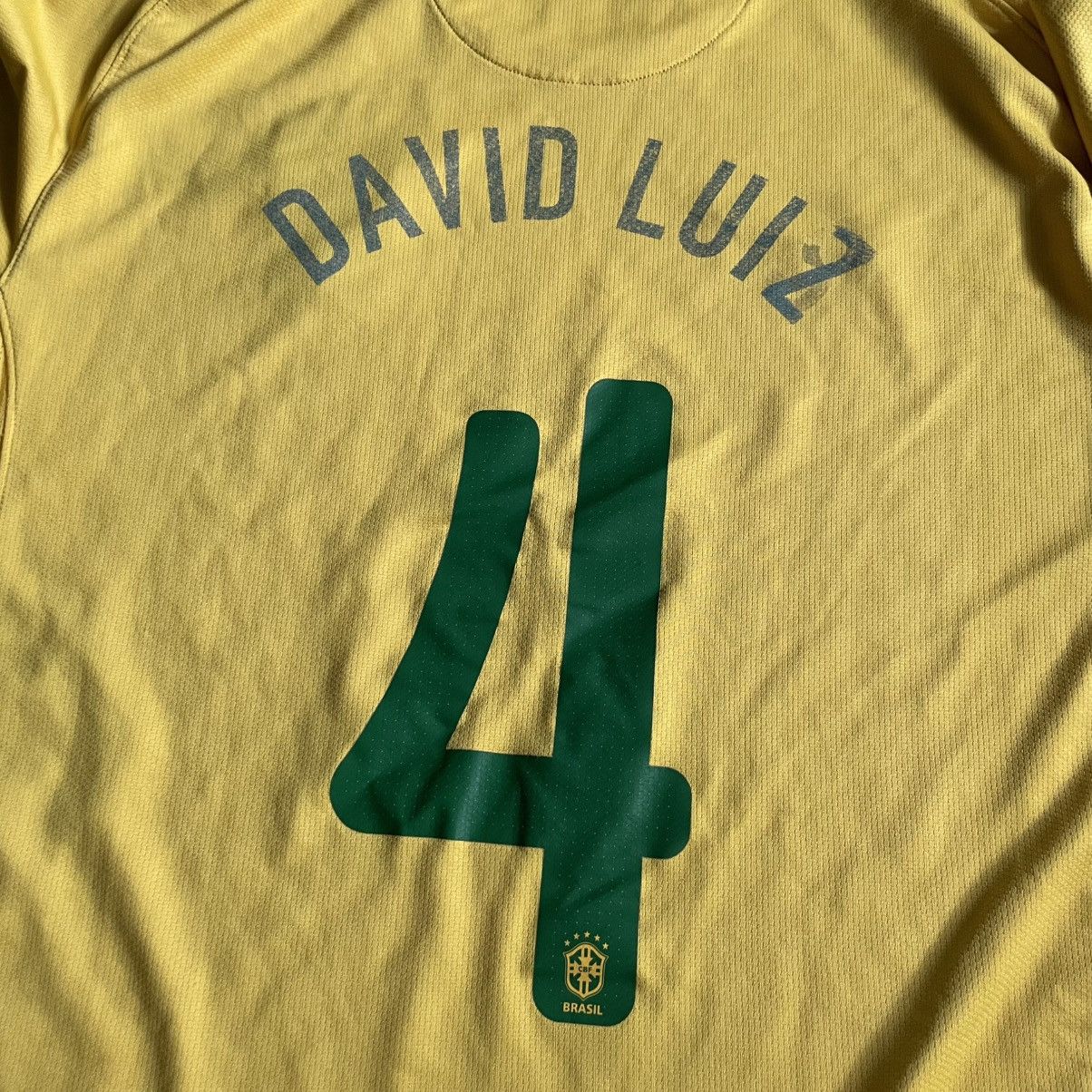 Nike NIKE BRASIL JERSEY 4 DAVID LUIZ FOOTBALL TEE SHIRT BRASIL Size US L / EU 52-54 / 3 - 11 Thumbnail