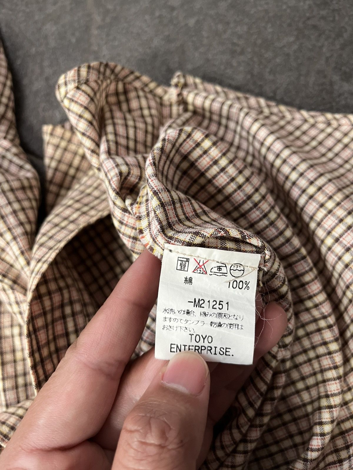 Sugar Cane Sugar Cane Union Made Toyo Enterprise Checkered Shirt Size US M / EU 48-50 / 2 - 10 Thumbnail