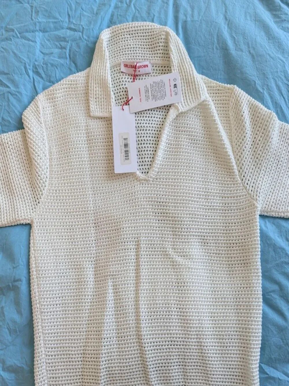 Orlebar Brown Orlebar Brown Batten Crochet Polo Size US M / EU 48-50 / 2 - 1 Preview
