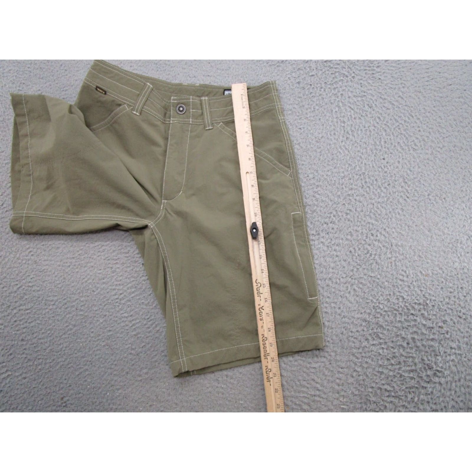 Vintage Kuhl Shorts Mens Size 30 Green Nylon Blend Hiking Cargo Snap Outdoors Stretch Size US 30 / EU 46 - 6 Thumbnail