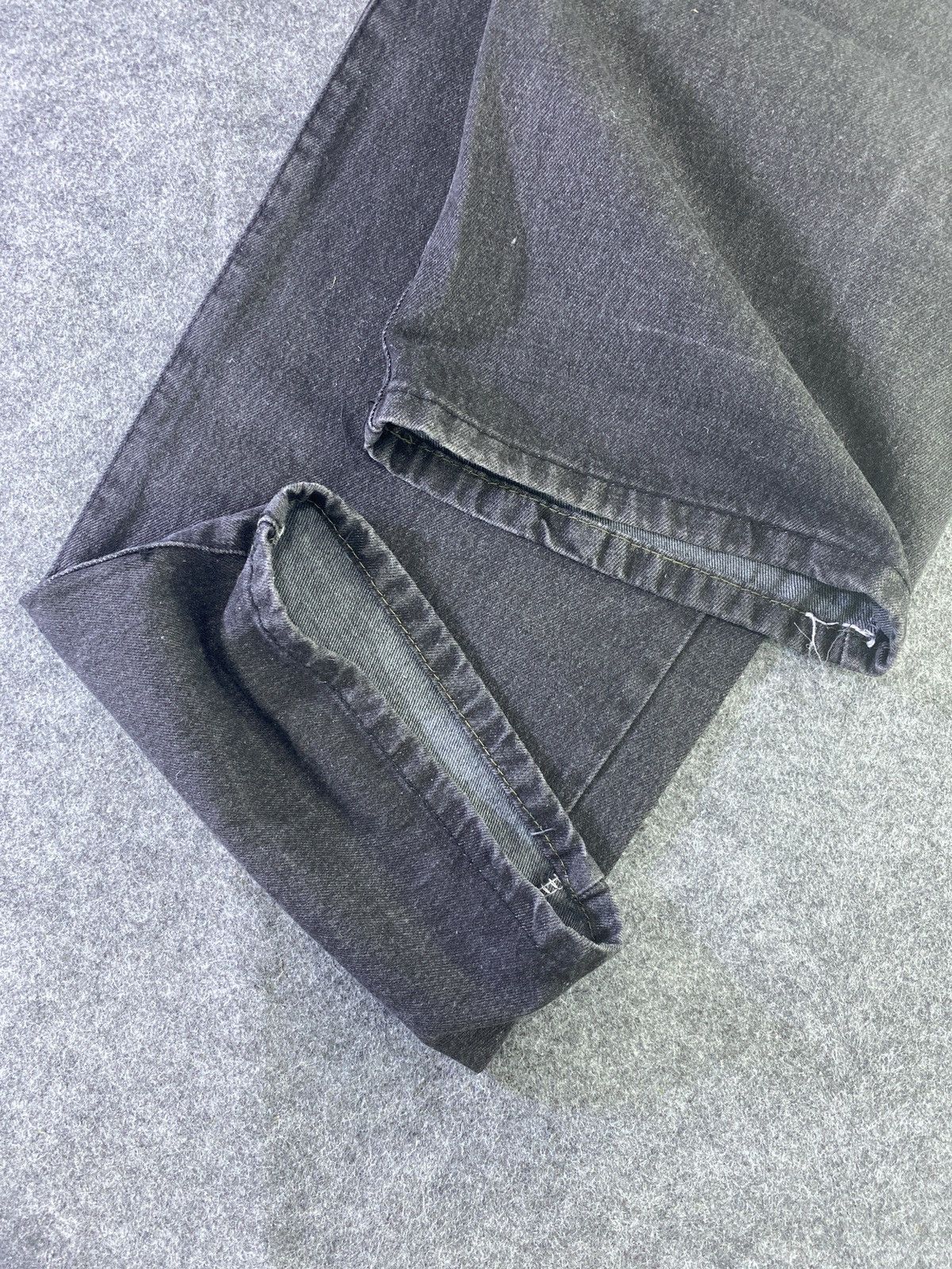 Japanese Brand × Jean Japanese Brand Baggy Distressed Black Pants -J948 Size US 28 / EU 44 - 8 Thumbnail