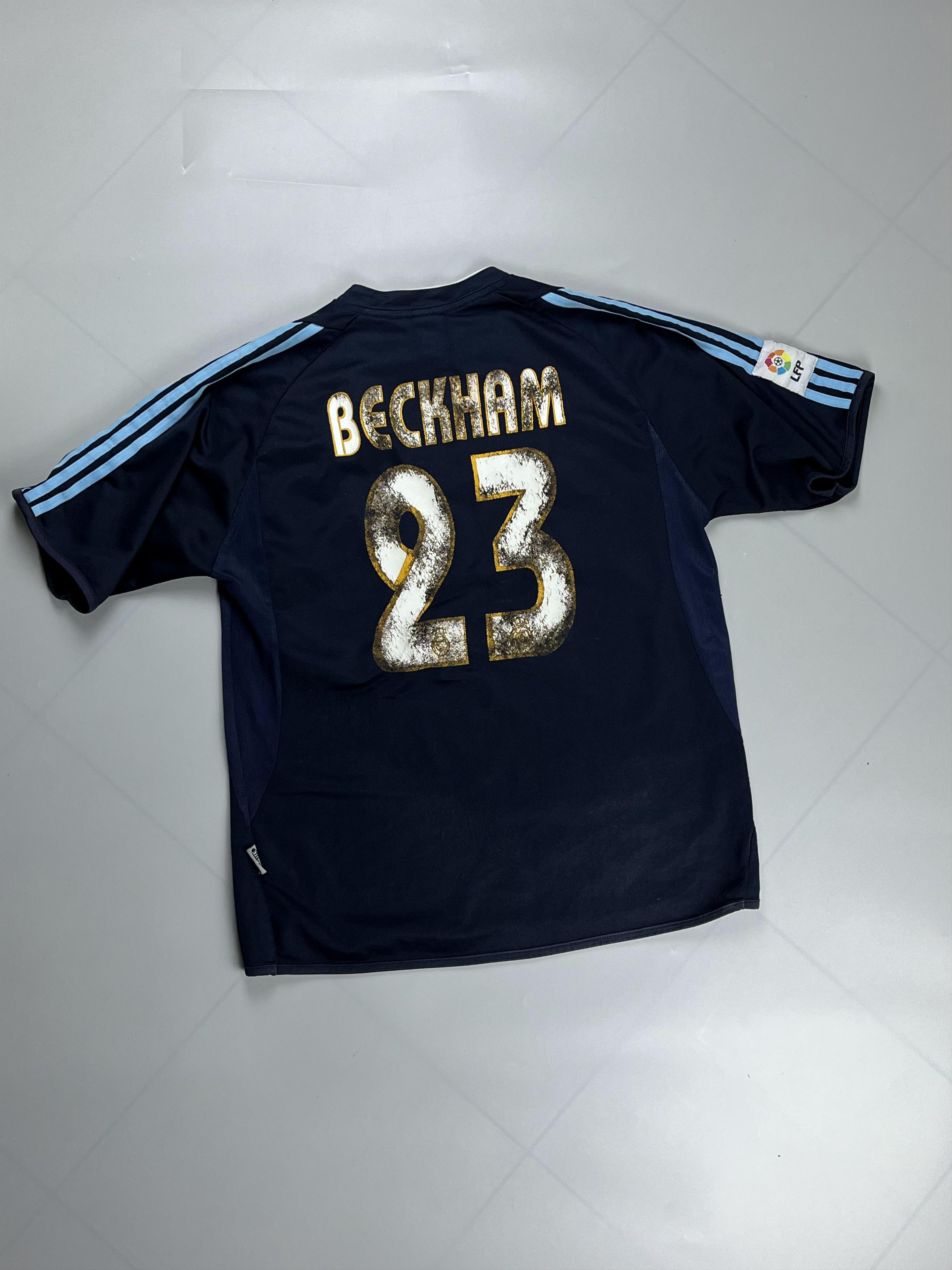 Adidas Bloke Core! DAVID BECKHAM Real Madrid 2003/2004 Jersey Size US XL / EU 56 / 4 - 1 Thumbnail