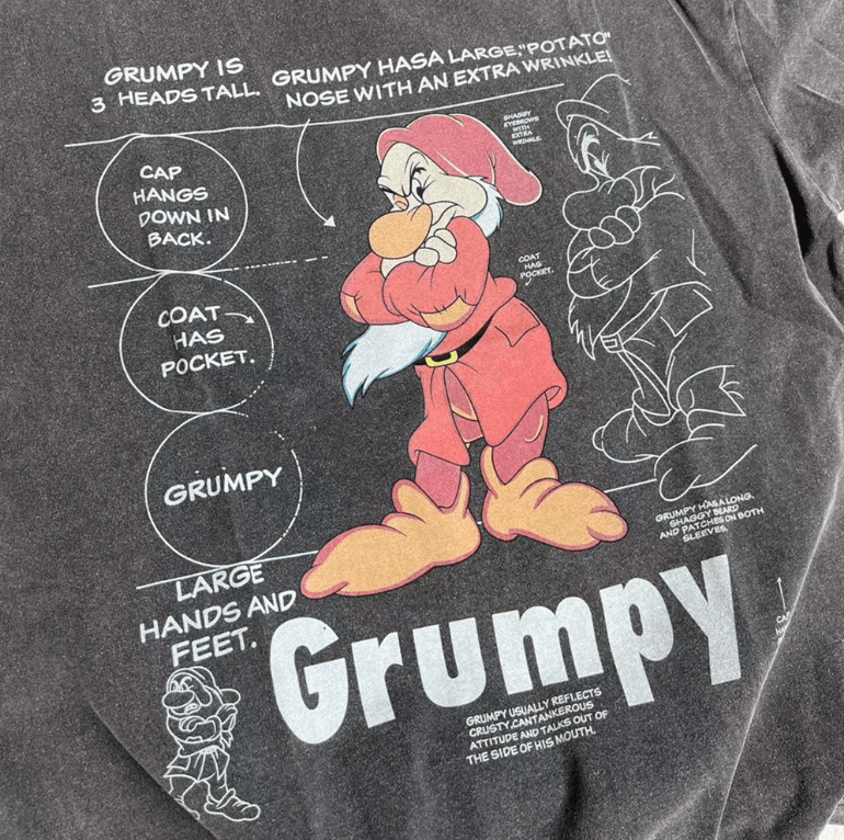 Japanese Brand × Vintage "Old Grumpy -M" T-shirt Size US M / EU 48-50 / 2 - 3 Thumbnail