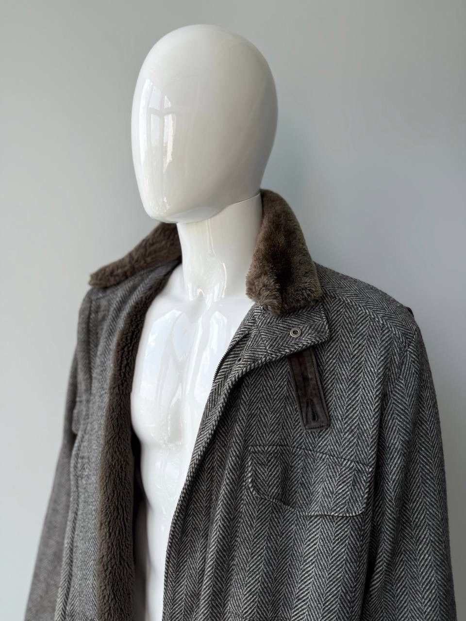 Loro Piana Loro Piana Traveller Wool Jacket Beaver Fur Lined Coat Size US XL / EU 56 / 4 - 3 Thumbnail