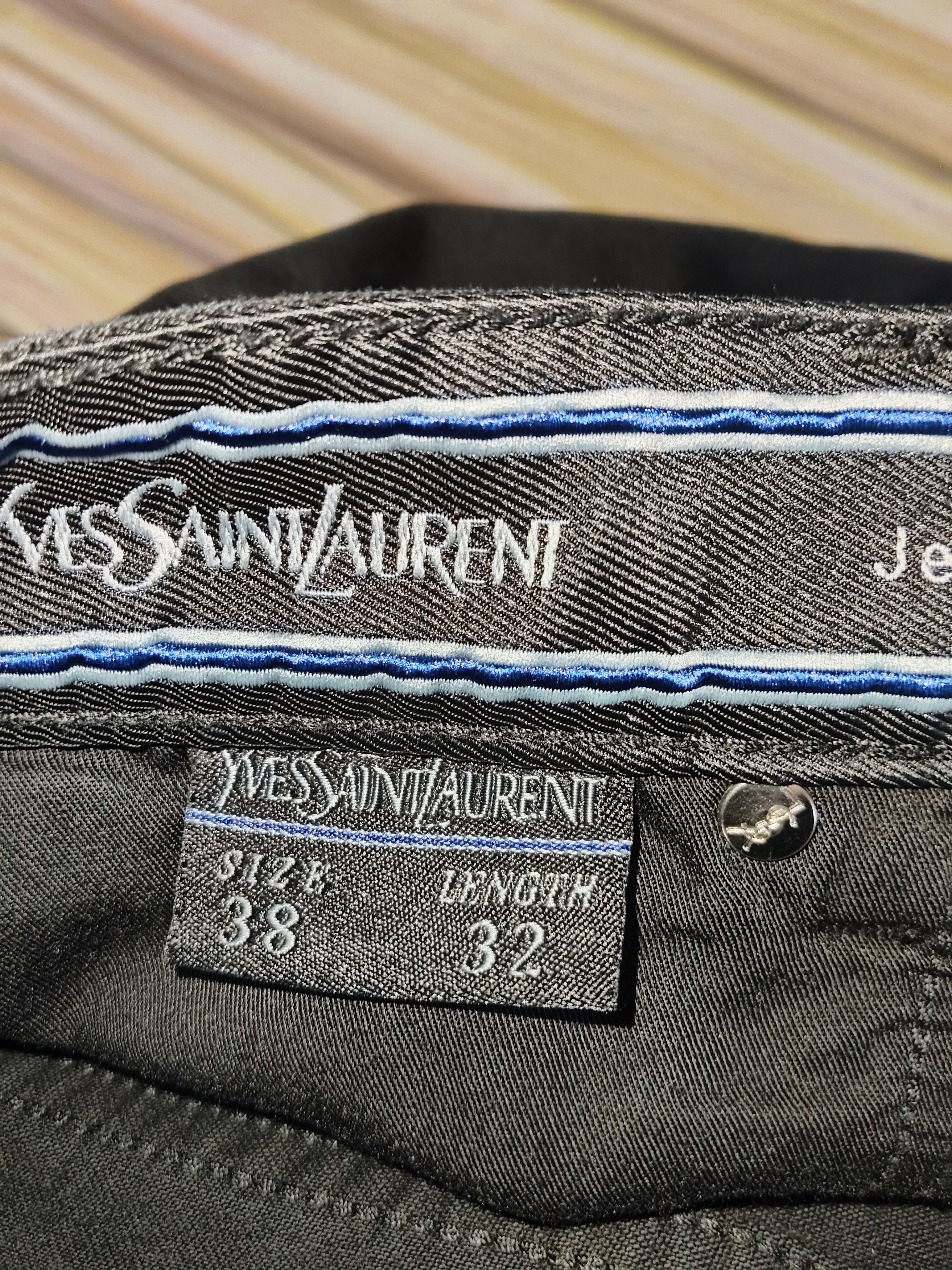 Yves Saint Laurent YVES SAINT LAURENT Black Jeans Size US 34 / EU 50 - 13 Thumbnail