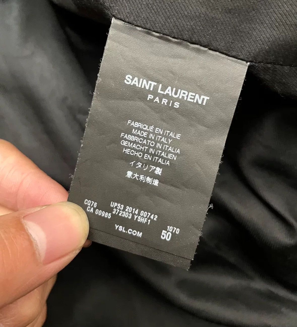Saint Laurent Paris × Yves Saint Laurent Saint Laurent SLP genuine 15 spring/summer leather jacket Size US M / EU 48-50 / 2 - 4 Thumbnail