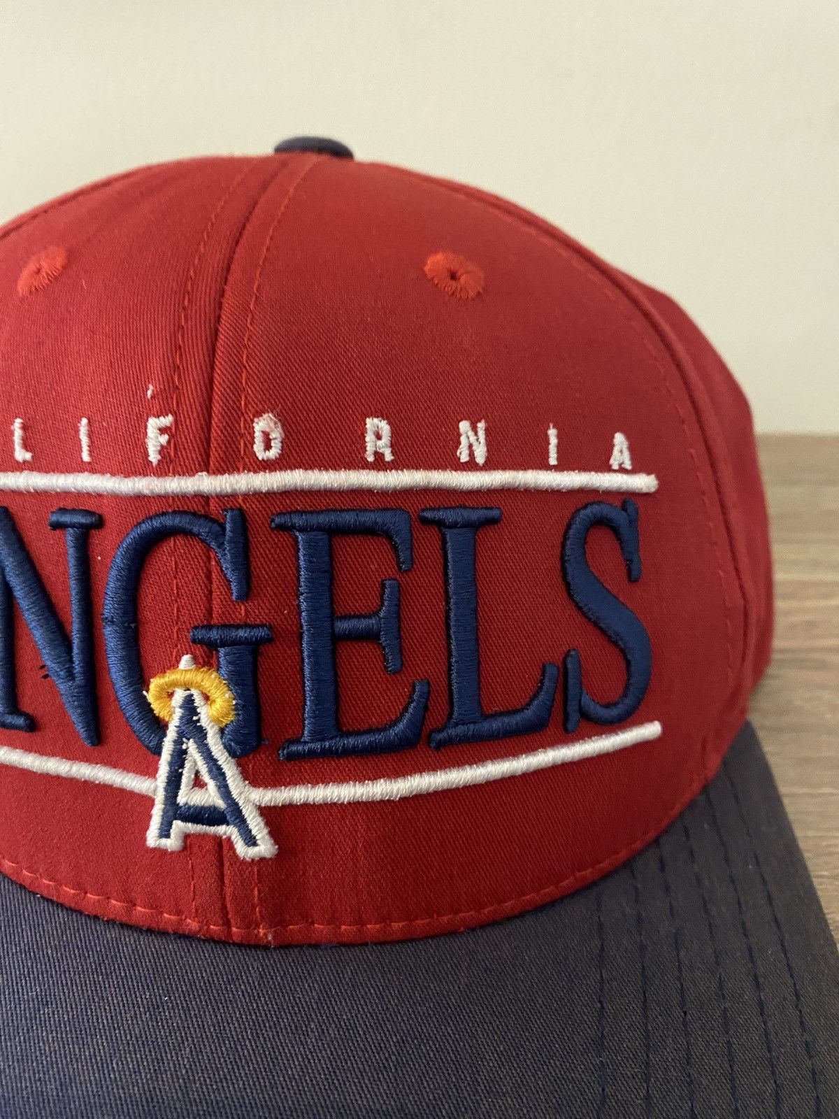 Cooperstown Collection Vintage 90’s California Angels Throwback Snap Back Hat Cap Size ONE SIZE - 5 Thumbnail