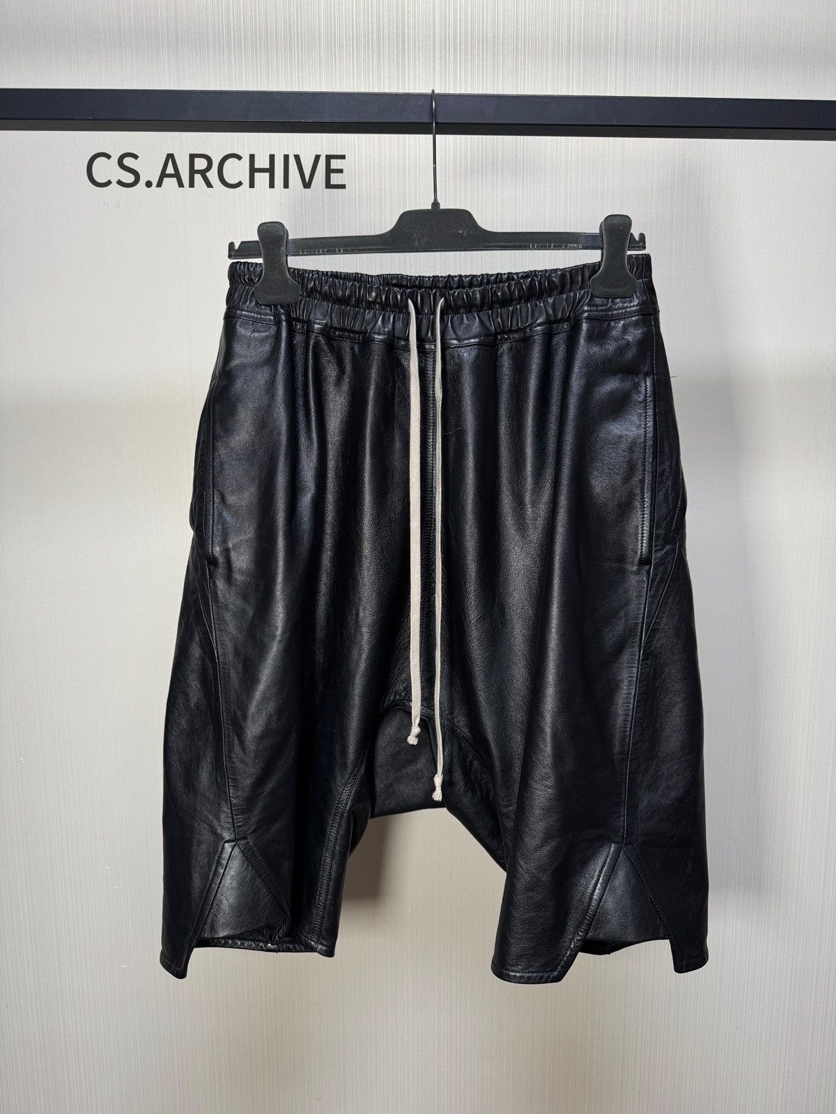 Rick Owens Rick owens leather pants Size US 30 / EU 46 - 1 Thumbnail