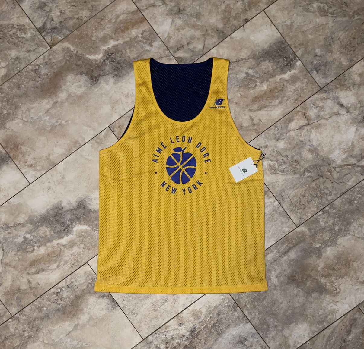 Aime Leon Dore x New Balance Sonny NY Reversible Jersey Navy