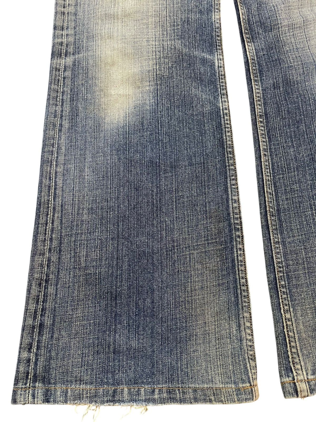 14th Addiction Vintage Y2K Japan Brand Faded Wash Distress Wide Leg Baggy Size US 34 / EU 50 - 7 Thumbnail