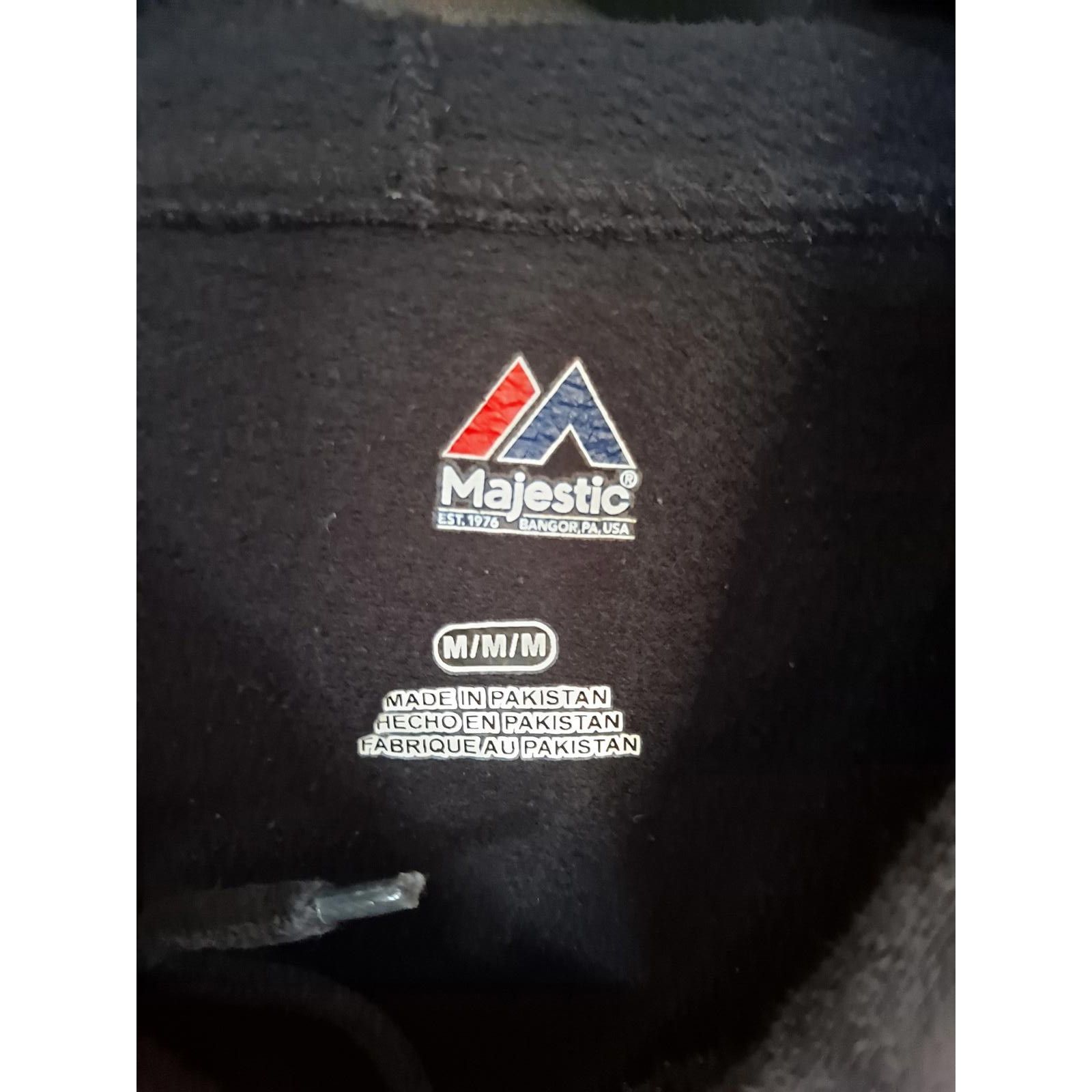 Majestic Majestic LA Raiders Black Hoodie Size Medium Size US M / EU 48-50 / 2 - 2 Thumbnail