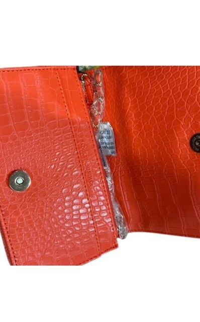 Badgley Mischka Croco Crossbody With Logo Plate Size ONE SIZE - 6 Thumbnail