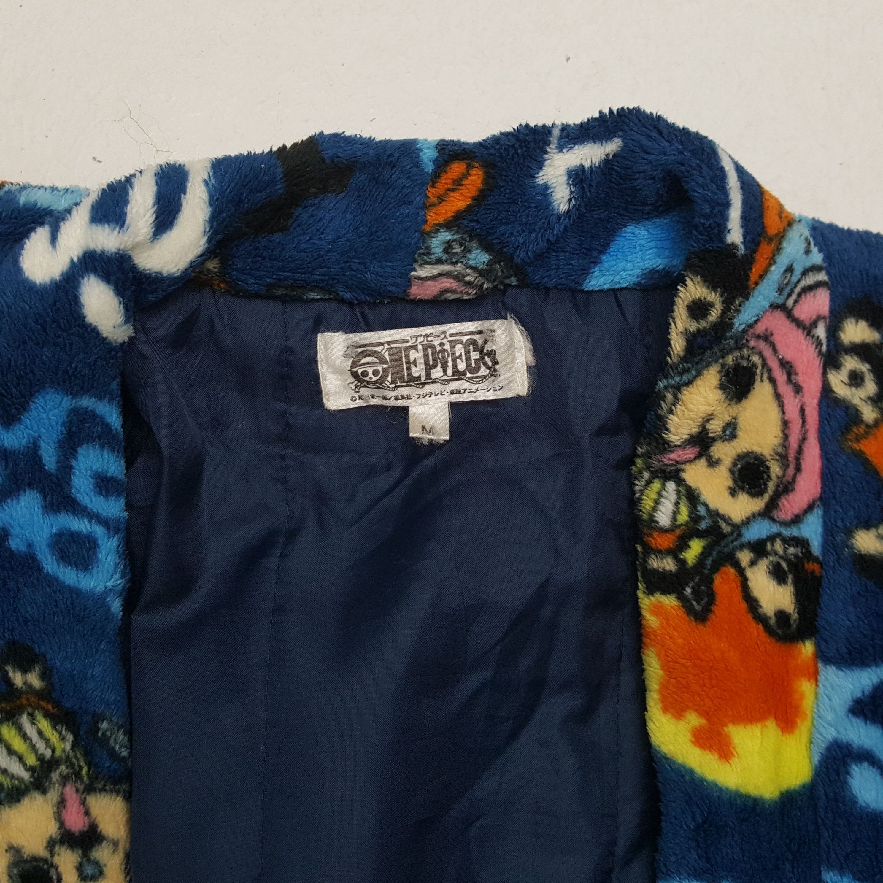 One Piece × Vintage Vintage ONE PIECE Japanese Animated Series Kimono Jacket Size US L / EU 52-54 / 3 - 9 Thumbnail