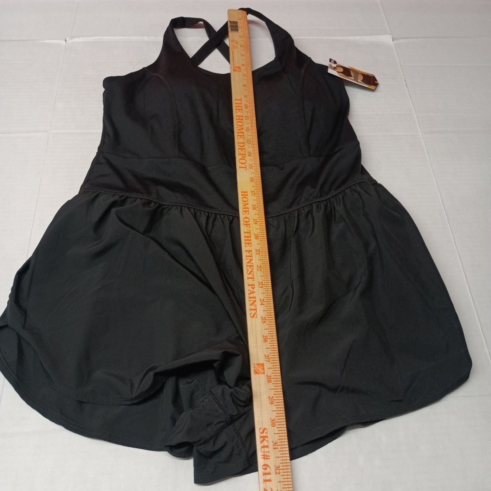 Avia Avia Women’s Bodysuit Romper Built In Bra XXL (20) Black Size 42" / US 20 - 7 Thumbnail