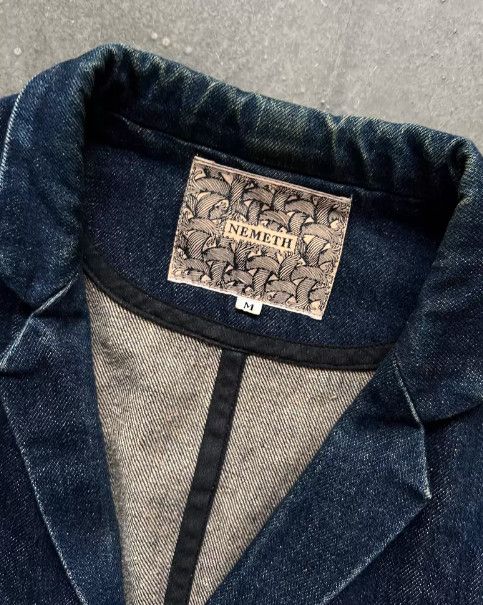 Christopher Nemeth NEMETH Curved-Sleeve Denim Jacket Size US S / EU 44-46 / 1 - 7 Thumbnail