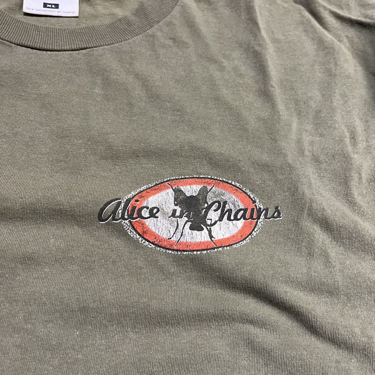 Vintage VINTAGE 90s ALICE IN CHAINS JAR OF FLIES T SHIRT GREEN XL Size US XL / EU 56 / 4 - 4 Thumbnail