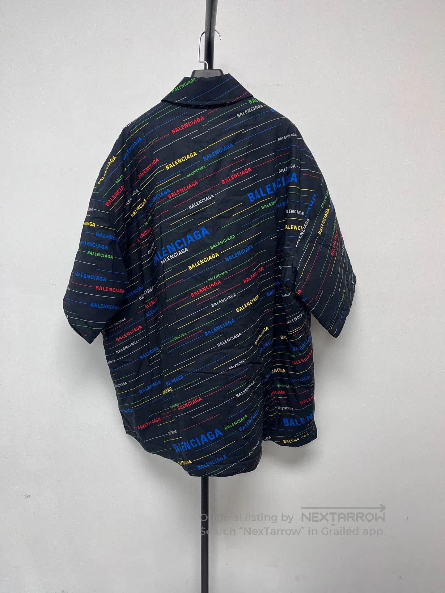 Balenciaga Balenciaga Short Sleeve Shirt with Letter Print. Size US L / EU 52-54 / 3 - 2 Thumbnail