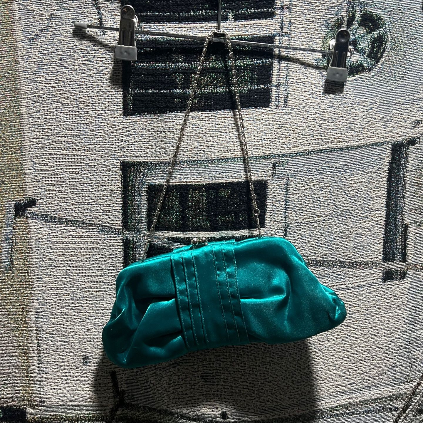 Vintage Coin Case Shoulder Bag Emerald Size ONE SIZE - 1 Thumbnail