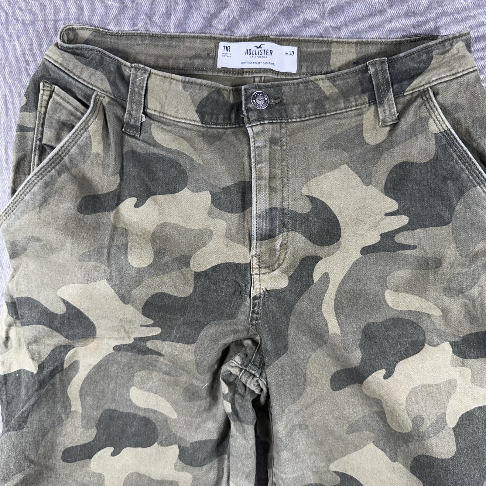 Hollister Hollister Pants Men's 11R Green Camo Utility Carpenter Size US 32 / EU 48 - 4 Thumbnail