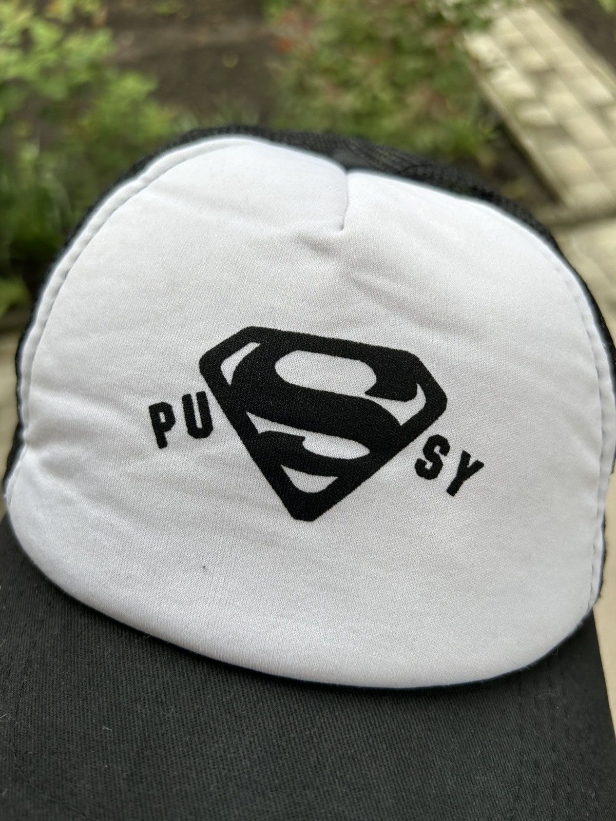 Vintage y2k puSsy superman cap humor Size ONE SIZE - 2 Thumbnail