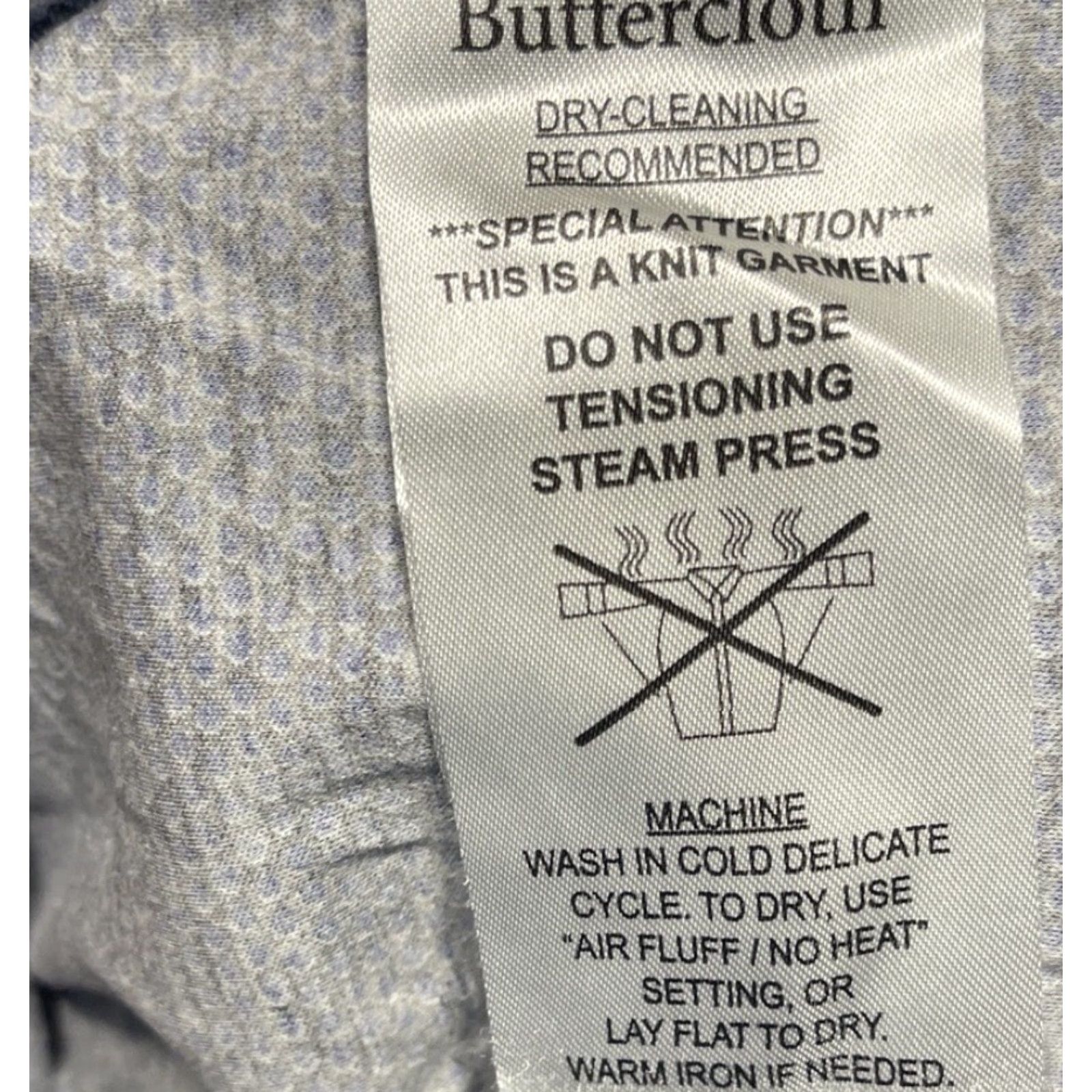 Vintage Buttercloth Mens Shirt Polo Blue L Short Sleeve Collared Button Regular Garment Care Machine Washable Size US L / EU 52-54 / 3 - 6 Thumbnail